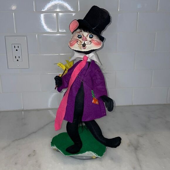 Annalee Other - Annalee Doll Vintage Halloween 15" Hobo Cat Doll